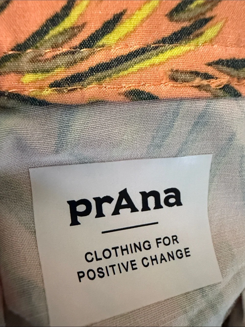 Prana Men's Orange Patterned Swim Shorts. Sz 31 NWT